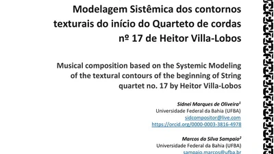 Composição musical a partir da modelagem sistêmica dos contornos texturais do início do Quarteto de Cordas nº 17 de Heitor Villa-Lobos featured image