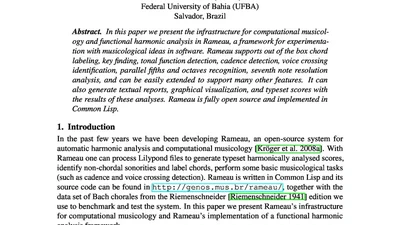 Functional Harmonic Analysis and Computational Musicology in Rameau featured image